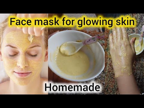 Face mask for glowing skin ✨️// daily face pack for glowing skin // beauty tips at home for face