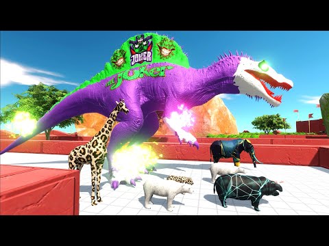 ESCAPE FROM JOKER SPINOSAURUS - Animal Revolt Battle Simulator