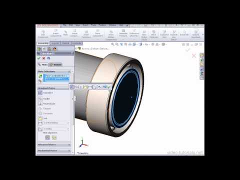 SolidWorks 2013 ToolBox Videos - Ball bearings tool