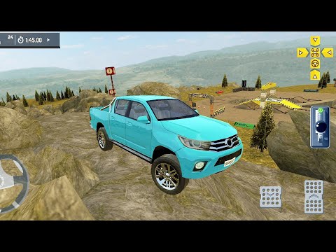 Driving Modern Pickup Truck On Offroad Tracks - 4x4 Offroad Parking Simulator Android Gameplay HD