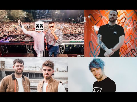 DJ SNAKE, MARSHMELLO, CHAINSMOKERS, ZOMBOY & VIRTUAL RIOT - (EDMW MIXING) (MUSIC VIDEO)