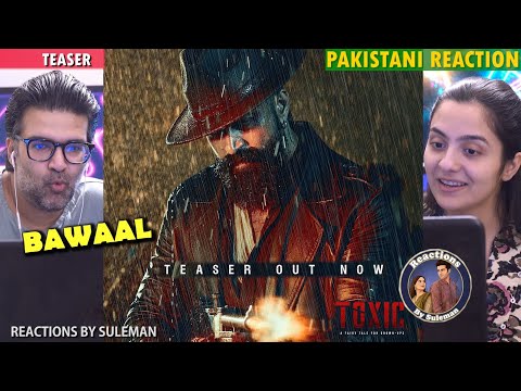 Pakistani Couple Reacts To Toxic Teaser | Hindi | Rocking Star Yash | Geetu Mohandas | KVN 