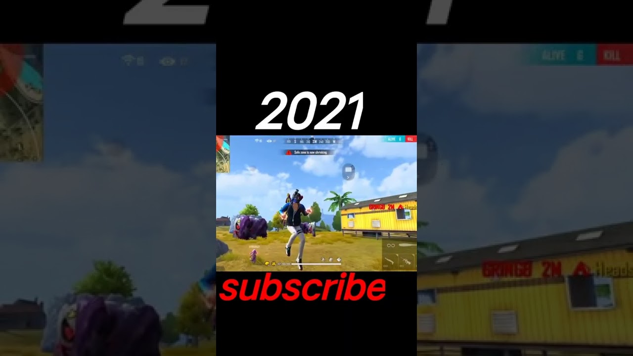 FREE FIRE Evolution 2017 to 2030shorts
