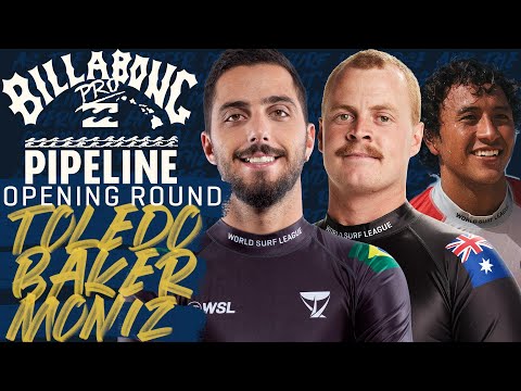 Toledo, Baker, J. Moniz | Billabong Pro Pipeline 2023 - Opening Round Heat Replay