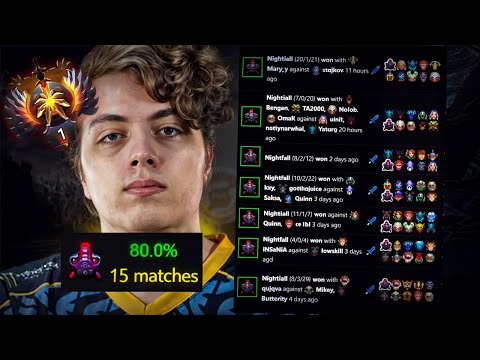 How Nightfall Reached 14k MMR with Broodmother Carry