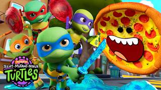 Download lagu TEENY MUTANT NINJA TURTLES | Episode 1: Pizza Monster 🍕 | Full Episode mp3