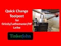 AXA Quick Change Toolpost for Lathemaster/HF ...