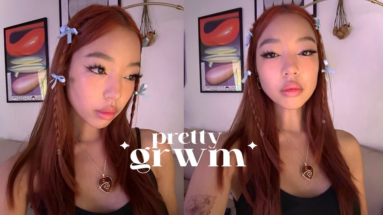 PINTEREST GIRL GLOW UP 🎧 IT GIRL MAKEUP + HAIR (DOUYIN)