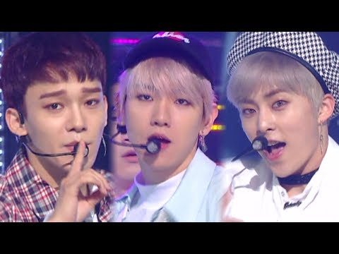 "Comeback Special" EXO-CBX (Chenback City - Blooming Day) @ popular song Inkigayo 20180415