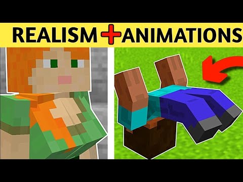Top 10 Animation Mods For Minecraft Pe 1.19!