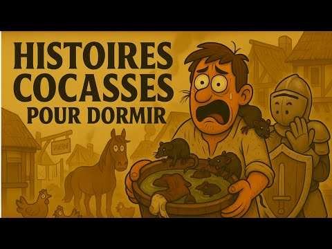 Une journée au Moyen Âge : dans un village en mouvement - Histoires cocasses pour dormir