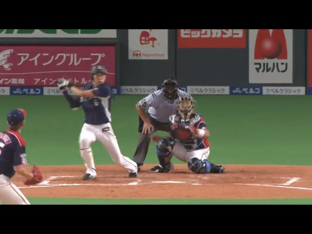 【7回表】反撃開始!! ライオンズ・源田のタイムリーヒット!! 2017/8/20 F-L
