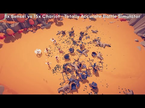 8x Sensei vs Every Units or Gods - Totally Accurate Battle Simulator