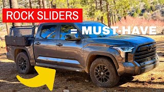 Rockslide Engineering Rock Sliders Install on a 2025 Toyota Tundra