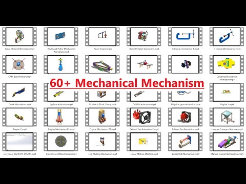 ✅60+ Mechanical Mechanisms Principles #mechanism #design #engineering
