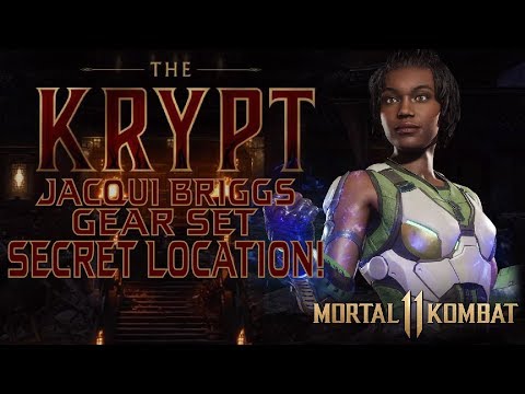 MK11 Krypt Jacqui Briggs Secret FREE Gear Location Mortal Kombat 11