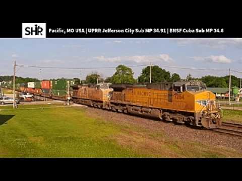 Live webcam view of Cruce ferroviario y vías principales de Pacific