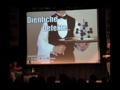 Dienliche Defekte - Reinhard Remfort - Science Slam