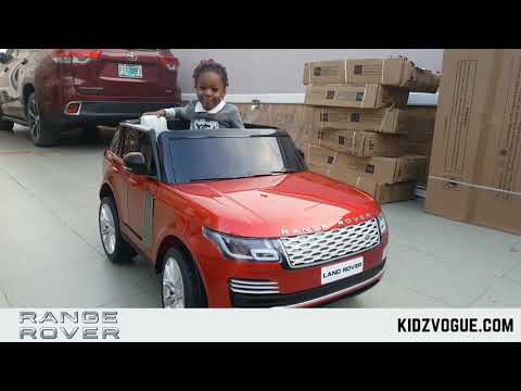 Licensed Range Rover Vogue Kids Ride-On - The best kids ride-on Car