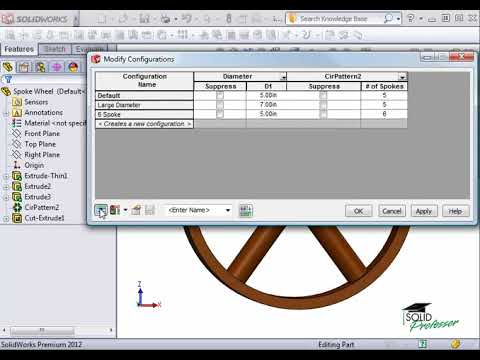 05 Parts   18 Configurations   Table
