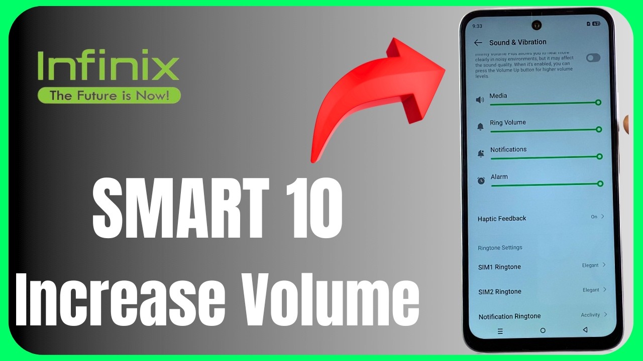 🔊 Infinix Smart 10 Increase Volume 😱📱 | Sound Boost Settings Tutorial 🔥
