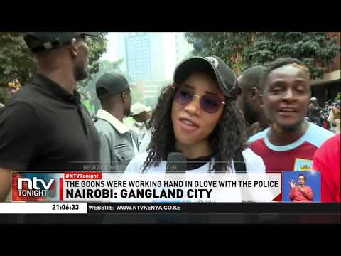 Goons with whips and batons terrorise protesters in Nairobi streets