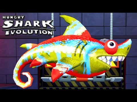NEW SHARKELEON UNLOCKED!!! (HUNGRY SHARK EVOLUTION)