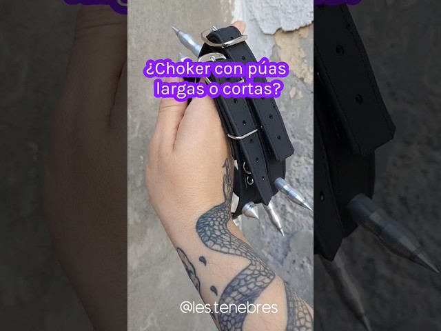 Vídeo relacionado con OAOSDH Anillo De Cuero Remachado De 1 Pieza, Collar De Roca Negra, Personalidad Elee, Collar Ajustable para Mujeres, Accesorios De Cadena De Clavícula De Estilo Punk.