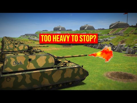 100 Maus Super-Heavy Tanks vs Massive Soviet Fortress | Gates of Hell WWII Simulation