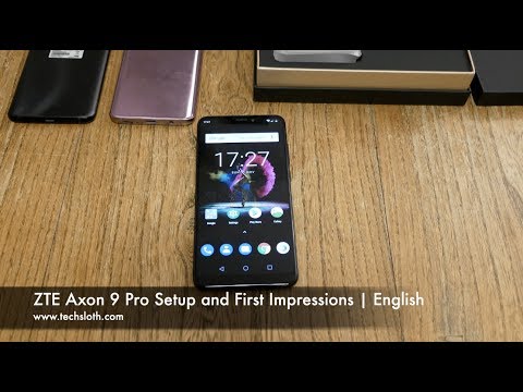 ZTE Axon 9 Pro Setup and First Impressions | English