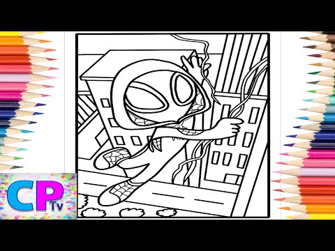 Spidey and His Friends Coloring Pages on IPad/@coloringpagestv /Tobu - Back To You [NCS Release]