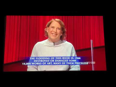 Final Jeopardy, “European Rivers” - Amy Schneider DAY 20 (12/28/21)