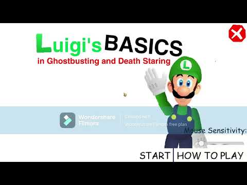 Luigi's Basics in Ghostbusting and Death Staring - Baldi's Basics V1.3.2 Mod