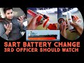 HOW TO DO SART BATTERY CHANGE PROCEDURE GMDSS EQUIPMENT 2ND OFFICER JOB 3RD OFFICER JUNIOR OFFICER