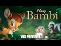 Bambi VHS PREVIEWS Classics Black Diamond