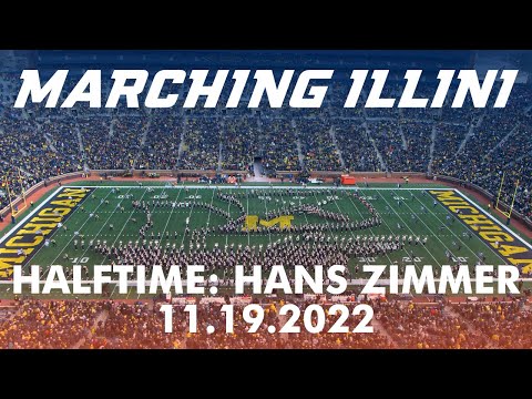 Marching Illini Halftime: Hans Zimmer w/ Michigan Marching Band | ILLINOIS vs Michigan 11.19.2022
