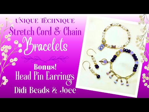 Awesome Stretch Bracelet With Chain | Didi's Deluxe Bead Box