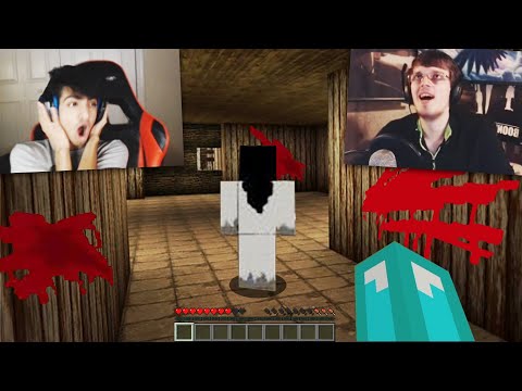 I Forced BadBoyHalo To Play A Scary Minecraft Horror Map With Me...