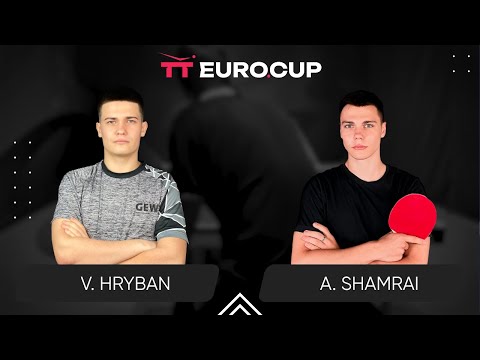 16:45 Vadym Hryban - Andrii Shamrai 16.09.2024 TT Euro.Cup Ukraine Elite. TABLE 3