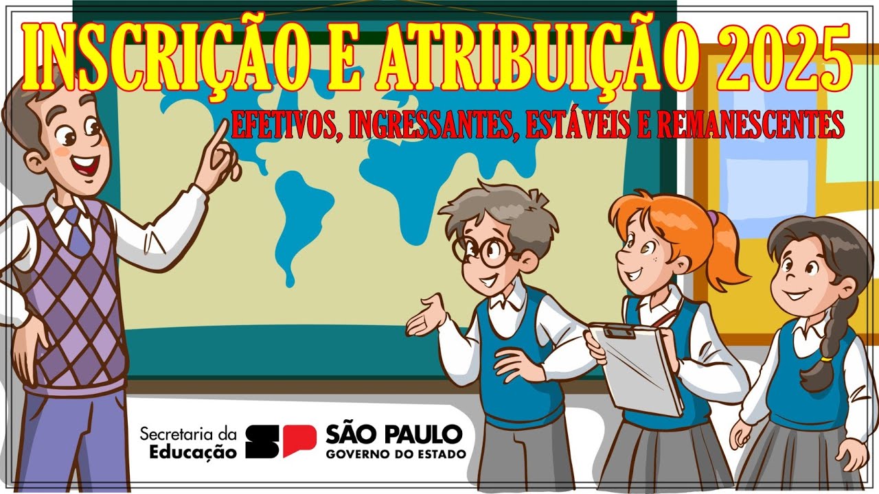 INSCRIÇÃO E ATRIBUIÇÃO 2025 - LIVE DA SEDUC