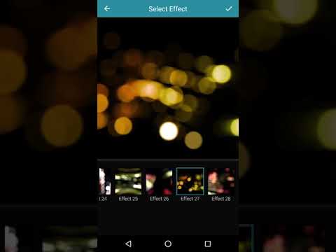 Bokeh Light Photo Effects Video