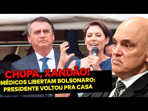 BOLSONARO IS FREE! President returns home TODAY and Michelle bursts into tears of emotion.