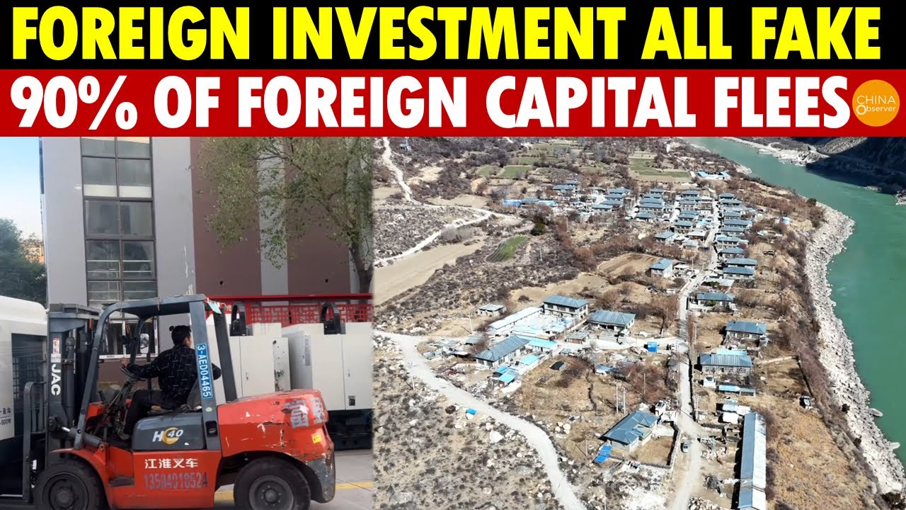 China’s Foreign Investment Data Is ALL Fake: 90% of Foreign Capital Flees, Yet Numbers Surge