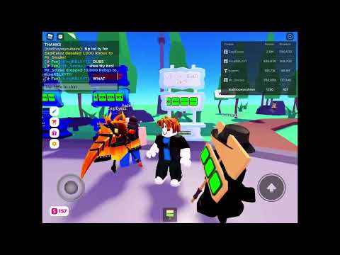 Getting Nuked on Pls Donate!