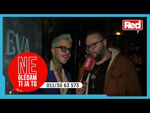 Filip na promociji pesme EVA - Kejt, Sajsi MC i Marko Kon - Ne Gledam Ti Ja To - 22.02.2022 - Red TV