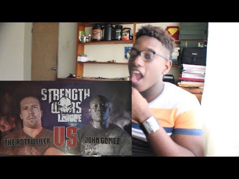Strength Wars Reaction - MAD DOG bites AFRICAN RHINO! John Gomez VS Pascal