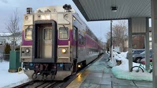 Evening Trains and Changing Landscape on the Needham Line