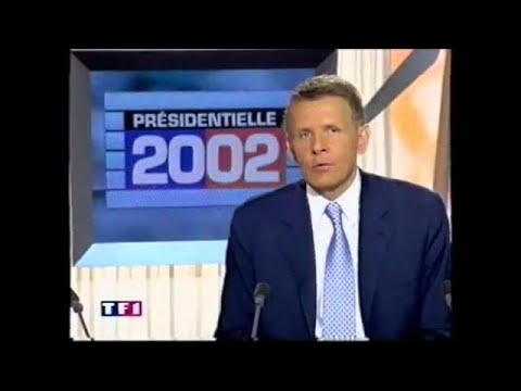 Soirée électorale 21 avril 2002 - Chirac contre Le Pen