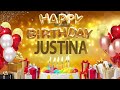 Justina Happy Birthday Justina