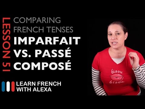 French Imperfect Tense VS Passé Composé Tense